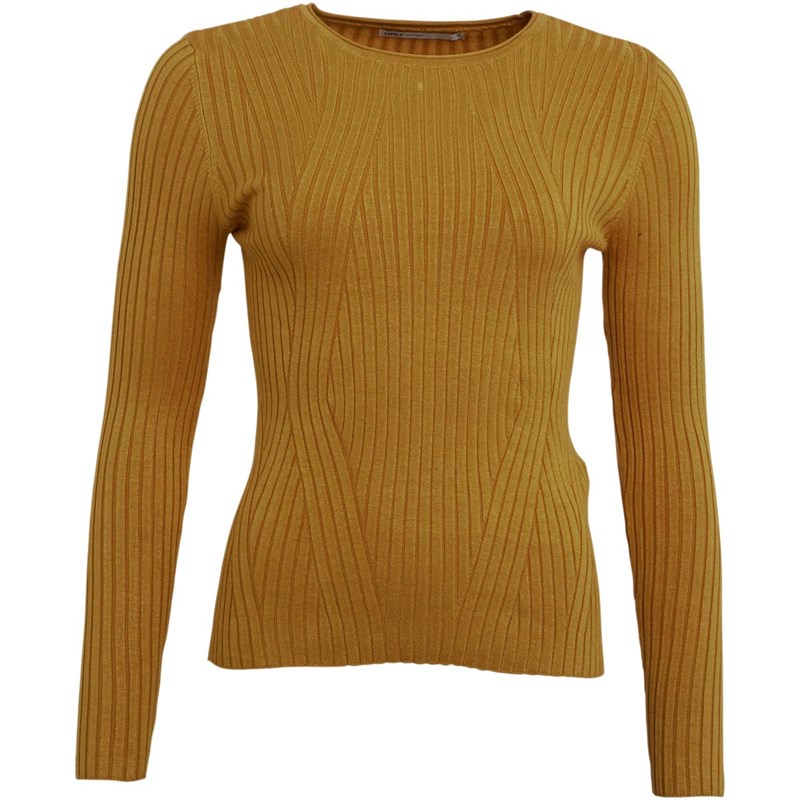 mosterdgeel trui dames