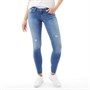 Only Damen Onlcoral Superflow Skinny BB DOT866 Skinny Jeans Mittelblau