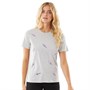 Only Dames Onlkita Feather Casual Tops Gemeleerd Grijs