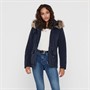 Only Parkas Starline Femme Bleu Marine