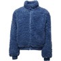 Only Meisjes Kogellie Sherpa Bomber Bomberjacks Blauw