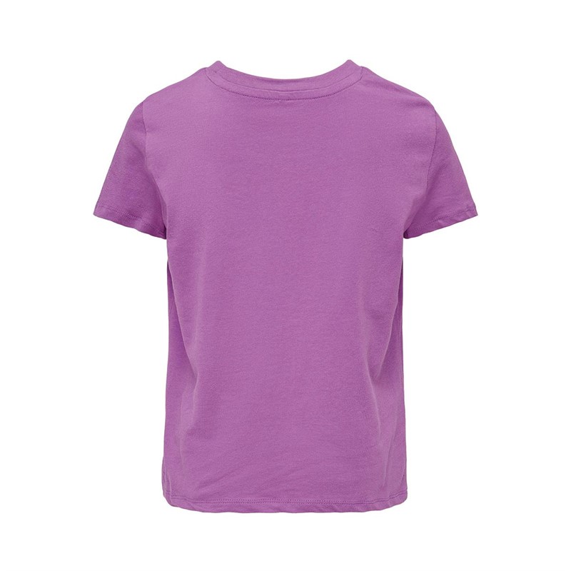 Only Meisjes Kogwendy Logo Tops Paars