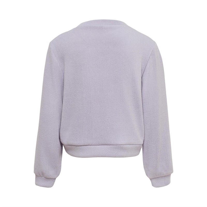 Only Piger Konjenka Sweatshirts Bleg Lilla