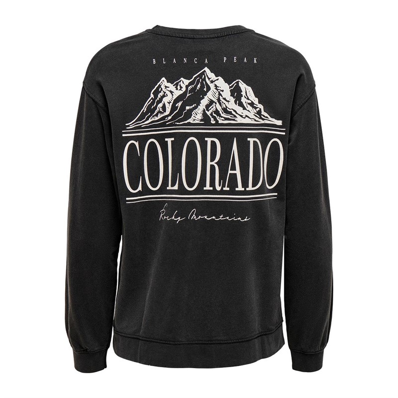Only Drenge Kobluca Mountains Sweatshirts Sort