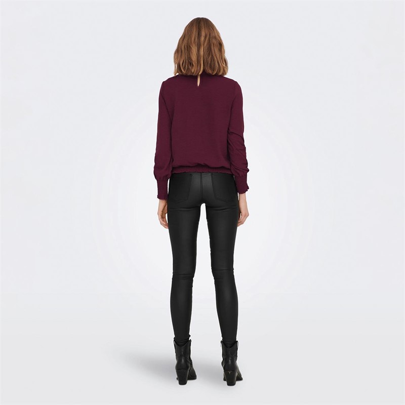 Only Dame Onlmette Inga Overdele Bordeaux