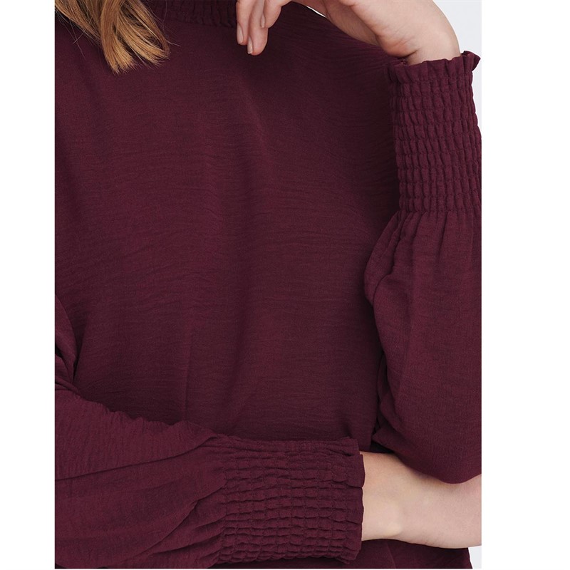 Only Dame Onlmette Inga Overdele Bordeaux