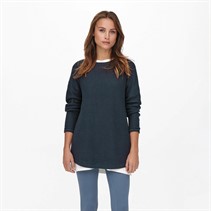 Only Pulls Onlthora Raglan Pullover Femme Bleu Marine
