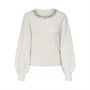 Only Pulls Onlelsa Pullover Femme Ecru