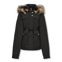 Only Meisjes Kogstarline Parka Zwart