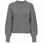 Only Dames Onltina ZL Bat Wool Pullover CC Crew Neck jumpers Grijs