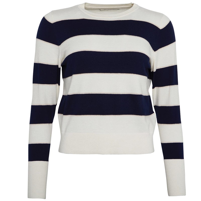 Only Dame Onlibiza ZL Glitter Pullover CC Trøjer Ecru