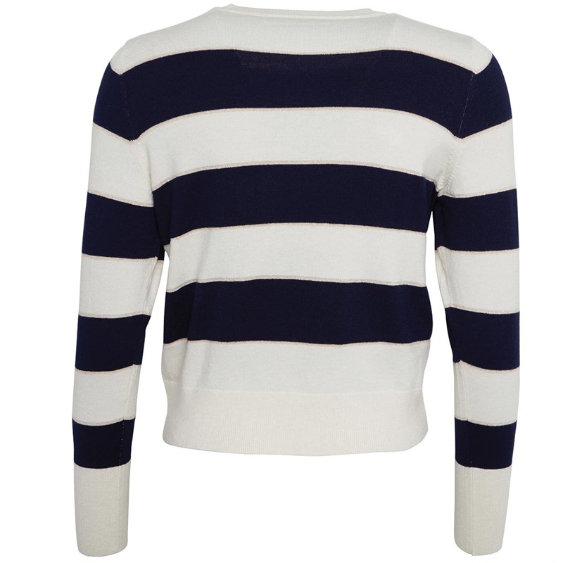 Only Dame Onlibiza ZL Glitter Pullover CC Trøjer Ecru