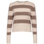 Only Pulls Onlibiza ZL Glitter Pullover CC Femme Ecru