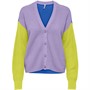 Only Dames Onltanja ZL Block CC Vesten Lila