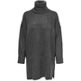 Only Pull à col roulé Onlmilly ZL Rollneck Pullover Femme Gris