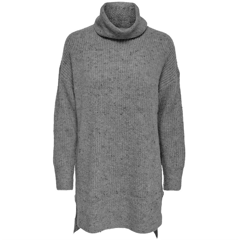 Only Pull à col roulé Onlanni ZL Glove CC Femme Gris