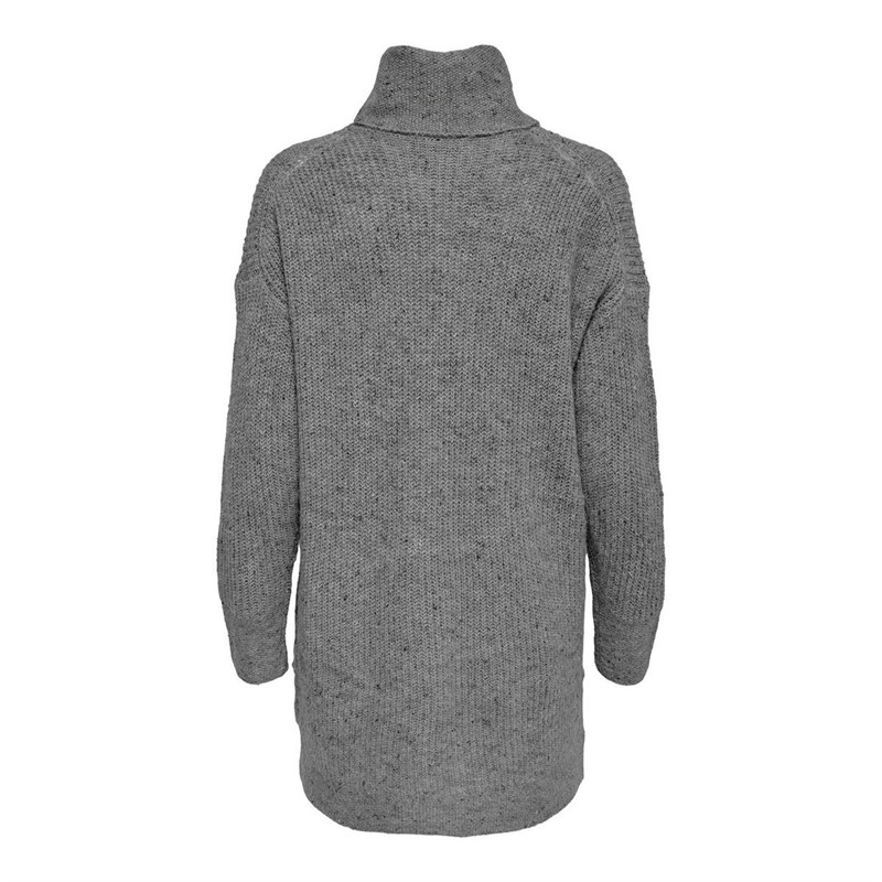 Only Pull à col roulé Onlanni ZL Glove CC Femme Gris