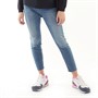 Only Girls Emily Raw Jeans Light Blue Denim
