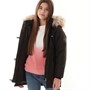 Only Girls Iris Fur Parka Black