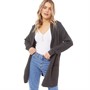 Only Womens Katia Cardigan Dark Grey Melange