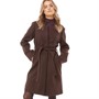 Only Dames Victoria Wrap Jacks Donkerbruin