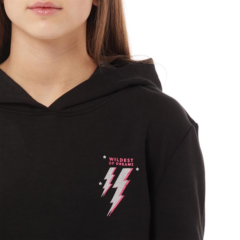 Only Girls Kogjohanne Hoodie Black/Mouth