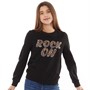 Only Girls Kogsophie Sweatshirt Black