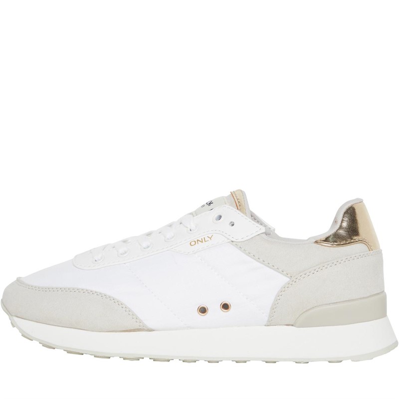 Buy Only Womens Sahel Nylon Trainers White