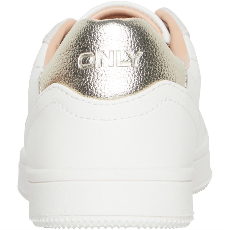 Only Womens Shilo Quilted Trainers White