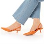 Only Womens Coco 1 Slingback Heels Orange Pepper
