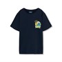 Only T-Shirts Kobelliot Garçon Bleu Marine Foncé