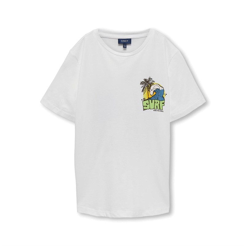 Only Jungen Kobelliot T-Shirts Weiß