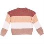 Only Girls Girls Sandy Long Sleeve Stripe Pullover Spiced Apple