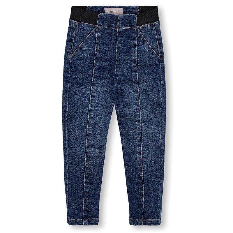 Only Girls Wauw Denim Legging Medium Blue Denim