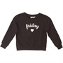 Only Girls Girls Weekday Long Sleeve Sweatshirt Black