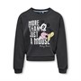 Only Meisjes Mickey Sweaters Donkergrijs