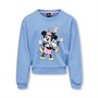 Only Piger Mickey Sweatshirts Blå