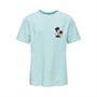 Only T-Shirts Fit Palm Garçon Bleu Pâle