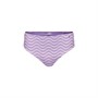 Only Womens Barbara Peek A Boo Hight Waisted Bikini Brief Lilac Breeze