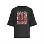 Only T-Shirts Rolling Stone Garçon Noir Délavé
