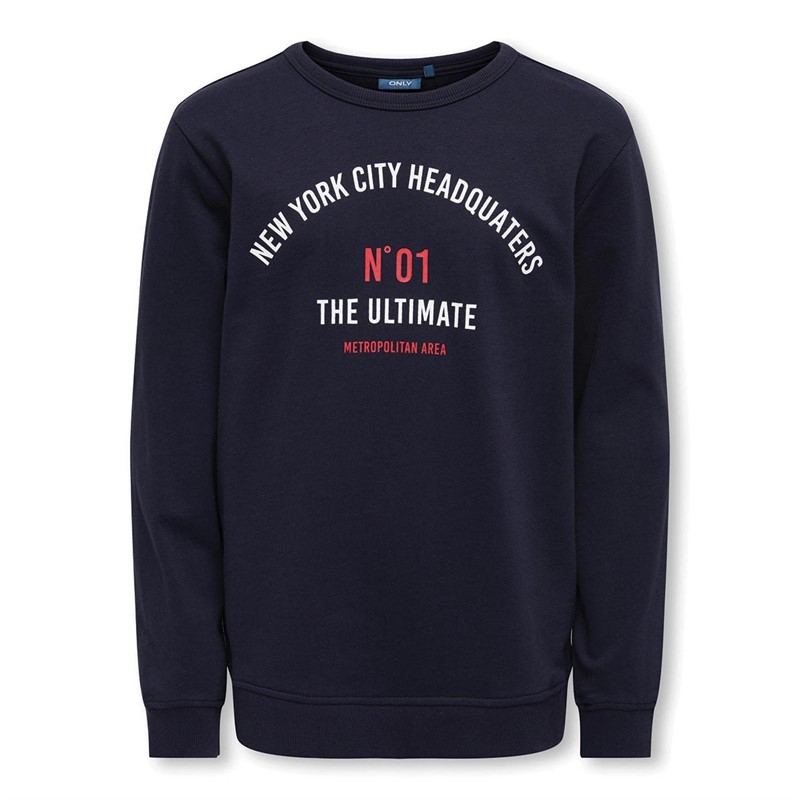Only Jongens Dave Sweaters Marineblauw