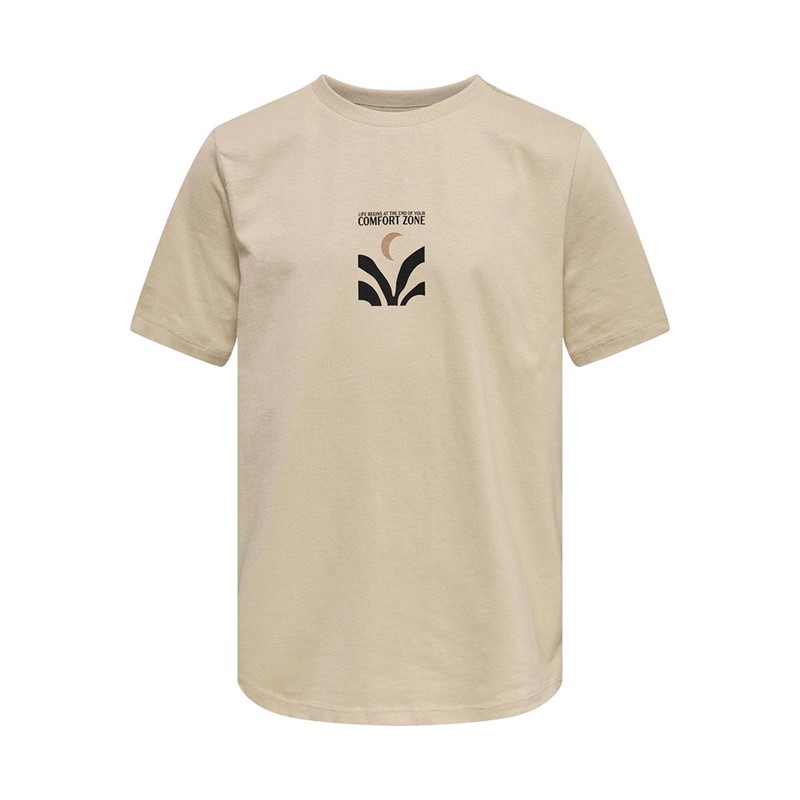 Only T-Shirts Claes Garçon Ecru