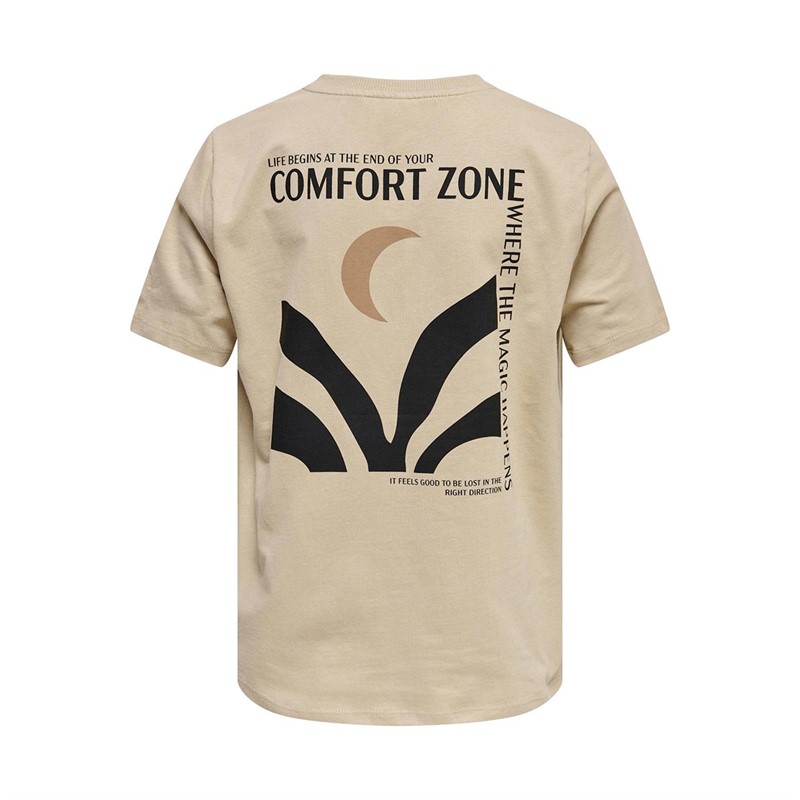 Only T-Shirts Claes Garçon Ecru