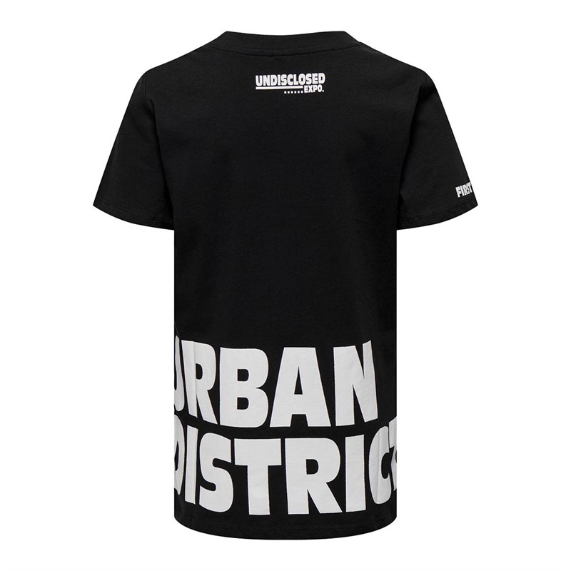 Only Jongens Phil T-shirts Zwart