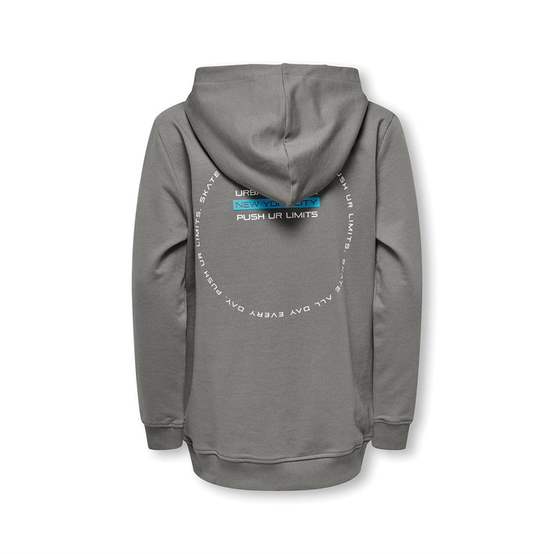 Only Sweats à Capuche Allan Garçon Gris