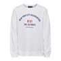 Only Sweatshirts Dave Garçon Blanc