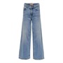 Only Girls Madison Life Wide Jeans Light Blue Denim