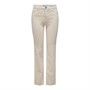 Only Dames Furia Reg Slit Flared Broek Pumice Stone