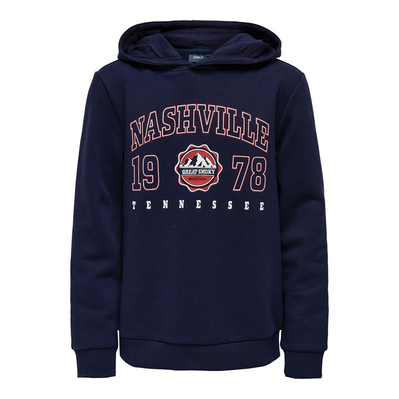 Only Sweats à Capuche Steven Nashville Garçon Bleu Marine