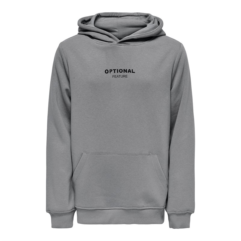 Only Jongens Joe Hoodies Grijs